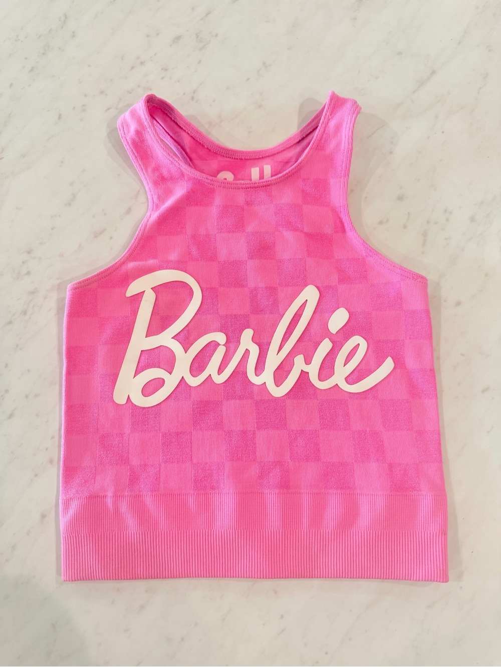 Cotton On Kids Hot Pink Barbie Logo Tank